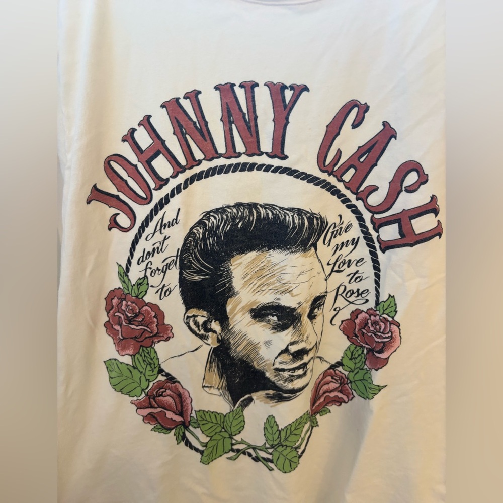 Daydreamer Johnny Cash women’s T-shirt size extra small XS